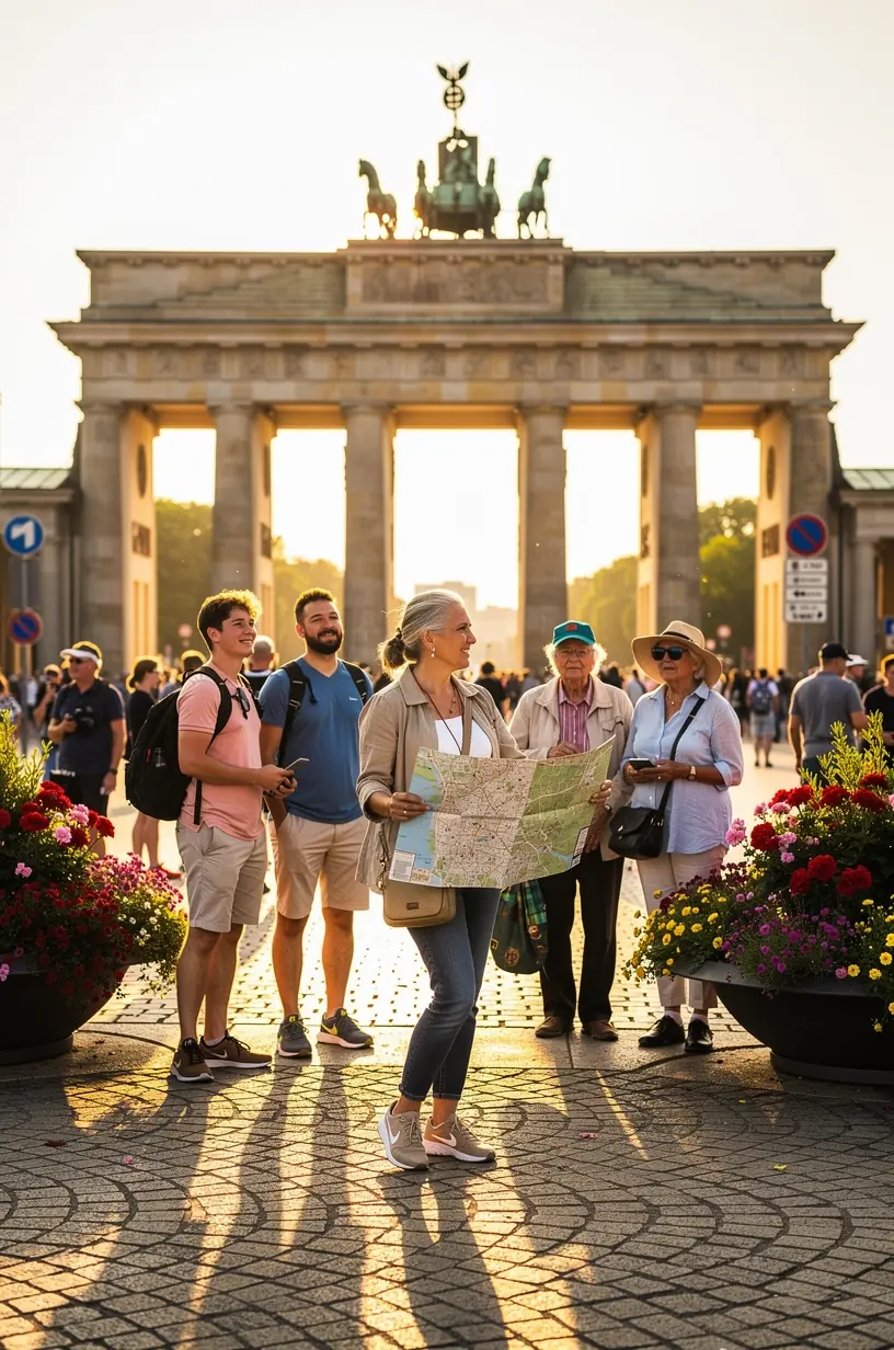 Historische Altstadt mit gepflasterten Straßen und klassischen Fachwerkhäusern, ideal für geführte Stadterkundungen.